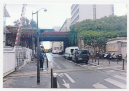 Photo-carte Moderne "Voie D'accés Du Métro Aux Ateliers RATP De La Rue De Lagny à Paris" - Subway