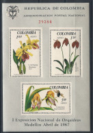 Colombie Bloc N°27** (MNH) 1967 - Fleurs "Orchidée" - Kolumbien