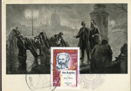 X0255 Romania  , Maximum 1967,  Karl Marx - Karl Marx