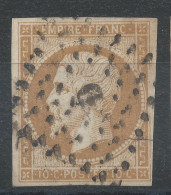 Lot N°82831   Variété/n°13A, Oblitéré Losange D PARIS, Filet EST, Coupure Filet EST - 1853-1860 Napoleon III