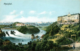 13069588 Rheinfall SH Panorama Hotel Alpen Litho Neuhausen Am Rheinfall - Otros & Sin Clasificación