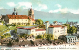 13065033 Lausanne VD Universite La Cathedrale Et Les Alpes Lausanne - Andere & Zonder Classificatie