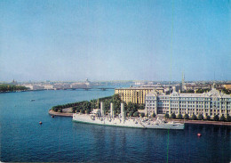 Navigation Sailing Vessels & Boats Themed Postcard Russia Leningrad Aurora Cruise Ship - Segelboote