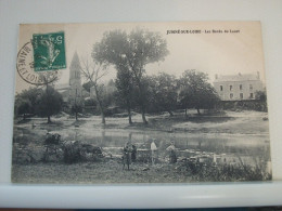 49 3153 CPA 1910 - 49 JUIGNE SUR LOIRE - LES BORDS DU LOUET - ANIMATION - Autres & Non Classés