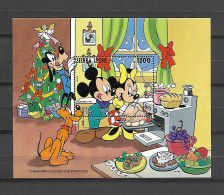 Disney Sierra Leone 1993 Christmas - Goodies For Everyone MS MNH - Disney