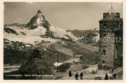 13064242 Gornergrat Zermatt Hotel Kulm Et Le Cervin Gornergrat Zermatt - Andere & Zonder Classificatie