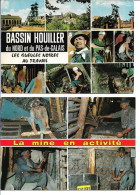 LA MINE EN ACTIVITE . MINEUR . MINEURS . MULTIVUES * - Mijnen