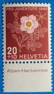 1945 Zu J 115 PRO JUVENTUTE Avec TABS En Allemand ** / MNH - Unused Stamps