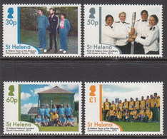 2014 St. Helena Commonwealth Games Complete Set Of 4 MNH - Isla Sta Helena