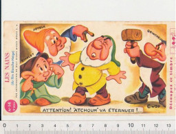 Vintage Image N° 14 Atchoum Va éternuer Timbre Mickey Les Sept Nains (du Film) Blanche-Neige (Walt Disney) 222C1 - Other & Unclassified