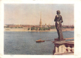 Navigation Sailing Vessels & Boats Themed Postcard Russia Leningrad The Neva Peter Paul Fortress - Velieri