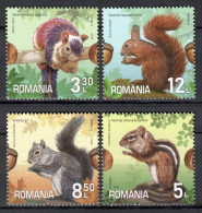 Romania 2020 Rumanía / Squirrels Mammals Animals MNH Fauna Ardillas Säugetiere / Cu21330  18-16 - Sonstige & Ohne Zuordnung