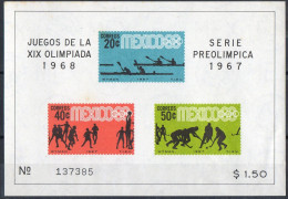 Mexique Série Préolympique 1967 XXX - México