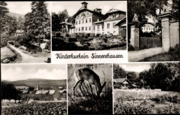 CPA Sinnershausen Hümpfershausen In Thüringen, Kinderkurheim, Panorama, Reh - Sonstige & Ohne Zuordnung