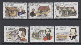 Falkland Islands 1994 Founding Of Stanley 6v ** Mnh (59680) - Falkland Islands