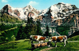 13061614 Brunnen SZ Mit Eiger Moench Und Jungfrau Viehtraenke Brunnen SZ - Otros & Sin Clasificación