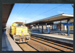 Carte-photo 2022 "Locomotive BB 60156 De L'Infra En Gare De Houilles-Carrières-sur-Seine" Train SNCF - Trains