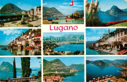 13060830 Lugano Lago Di Lugano Teilansichten Lugano Lago Di Lugano - Sonstige & Ohne Zuordnung