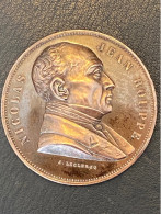 Nicolas Jean ROUPPE Médaille 1838 Leclercq  Bronze - Autres & Non Classés