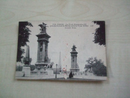 Carte Postale Ancienne PARIS Le Pont Alexandre III - La Seine Et Ses Bords