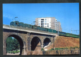 Photo-carte "Locomotives T110 Et T121 RATP Tractant Une Rame De Métro Sprague De Fontenay-sous-Bois à Boissy-St-Leger" - Metro