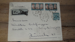 Enveloppe ALGERIE,  Alger Pour Suisse, AVION 1934  ............ Boite1.......... 240424-23 - Cartas & Documentos