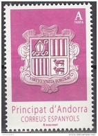 Andorra Español 2016 Yvert 425 Neuf ** Cote (2017) 1.40 Euro Armoirie - Ungebraucht