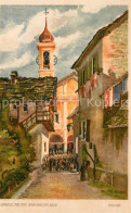 13057601 Brione Aquarell Otto Honegger Brione - Sonstige & Ohne Zuordnung