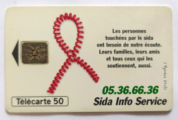 Télécarte France - Sida Info Service - Ohne Zuordnung