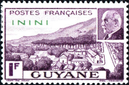 ININI, COSTUMI LOCALI, CAYENNE, PETAIN, 1941, NUOVI (MNH**) Mi:FR-INI 52, Scott:FR-INI 44, Yt:FR-INI 51 - Ongebruikt