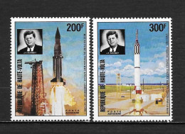 PA - 1973 - N°160 à 161**MNH - Fusée, Kennedy - Opper-Volta (1958-1984)