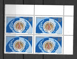 1968 - N° 187**MNH - Année Des Droits De L'homme - Bloc De 4 - Alto Volta (1958-1984)