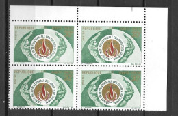 1968 - N° 188**MNH - Année Des Droits De L'homme - Bloc De 4 - Obervolta (1958-1984)