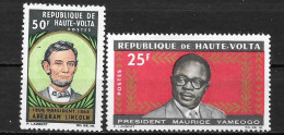 1965 - N° 146 à 147**MNH - Abraham Lincoln, Président Yaméogo - Upper Volta (1958-1984)