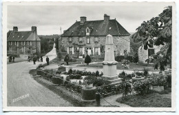 ORNE CPSM Glacée 9 X 14 * SAINT FRONT De COLLIÈRES Le Bourg Fleuri ( Monument Aux Morts ) J. Le Marigny Editeur - Autres & Non Classés