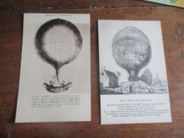 HISTOIRE AEROSTATION LOT DE 5 CPA - Fesselballons