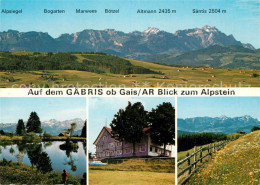 13043520 Gais AR Auf Dem Gaebris Blick Zum Alpstein Alpenpanorama Bergsee Bergwi - Sonstige & Ohne Zuordnung