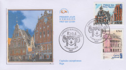 Enveloppe  FDC  1er  Jour    FRANCE   Capitale  Européenne  :   RIGA   2015 - 2010-2019