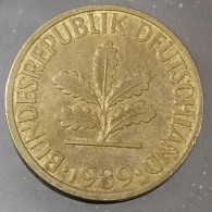 Monnaie Allemagne - 1989 D - 10 Pfennig - 10 Pfennig