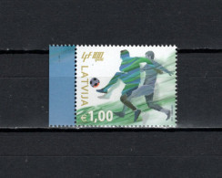 Latvia 2021 Football Soccer, 100 Years Of Football Association In Latvia Stamp MNH - Ungebraucht