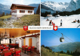 13041743 Emmetten Buochser Ski Und Berghaus Gastraum Seilbahn Emmetten - Altri & Non Classificati