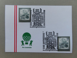 Österreich Pro Juventute - Mit Sonderstempel 27. 4. 1990 Anthering, Briefmarkenschau St. Gabriel (Nr.1109) - Altri & Non Classificati