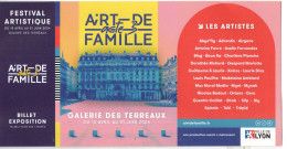 BILLET TICKET ENTREE 门票 门票 FESTIVAL ARTISTIQUE AiRT DE FAMILLE ACTE 3 GALERIE DES TERREAUX LYON 69 RHONE - Tickets D'entrée