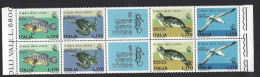 Italia, Italy, Italie, Italien 1978; Salvaguardia Del Mare, Protection Of The Sea; Coppia Di 2 Serie Complete - Umweltschutz Und Klima