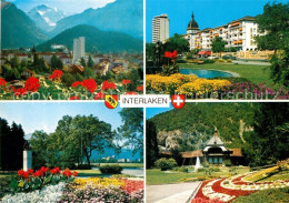 13040710 Interlaken BE Jungfrau Grand Hotel Denkmal General Guisan Interlaken - Sonstige & Ohne Zuordnung