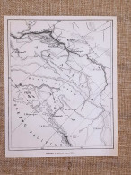 Carta Geografica O Mappa Del 1896 Alaska E Monte Sant'Elia - Geographical Maps