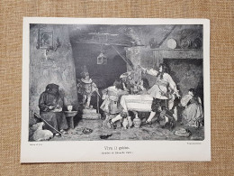 Viva Il Gobbo Quadro Di Edoardo Gelli Tavola Del 1896 - Before 1900