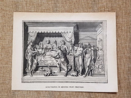 Arca Funebre Agostino Busti Detto Il Bambaja Stampa Del 1896 - Avant 1900