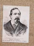 Clemente Bonavoglia Nel 1881 Deputato Di Campagna - Before 1900