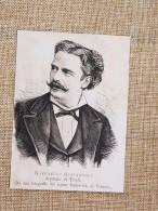 Raffaello Giovagnoli Nel 1881 Roma, 13 Maggio 1838 – 15 Luglio 1915 Deputato - Voor 1900
